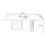 High-end marble dining table-125205093