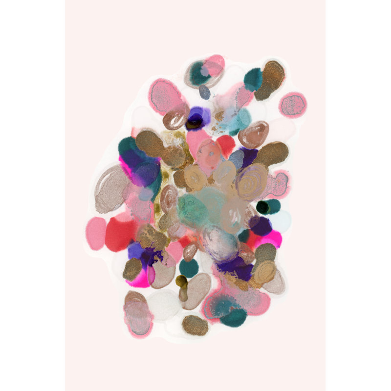 Taslim Heart Glass II by Casa Cartissi - Wrapped Canvas Print, 91 cm H x 61 cm W