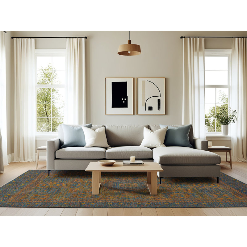 Abstract Indoor Rug, Rectangle 6' x 9'