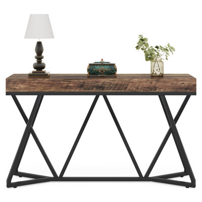 Warnack 55.11" Wood Modern Simple Console Hallway Table