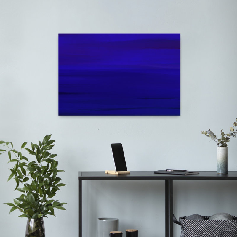 Art contemporain contemporain abstrait, H 16 po x l 24 po