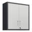 Armoire murale en métal avec serrure et tablette réglable pour un bureau efficace, un garage, un entrepôt, un bureau-1744924888