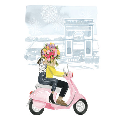 Paris in Love I by Grace Popp - Painting