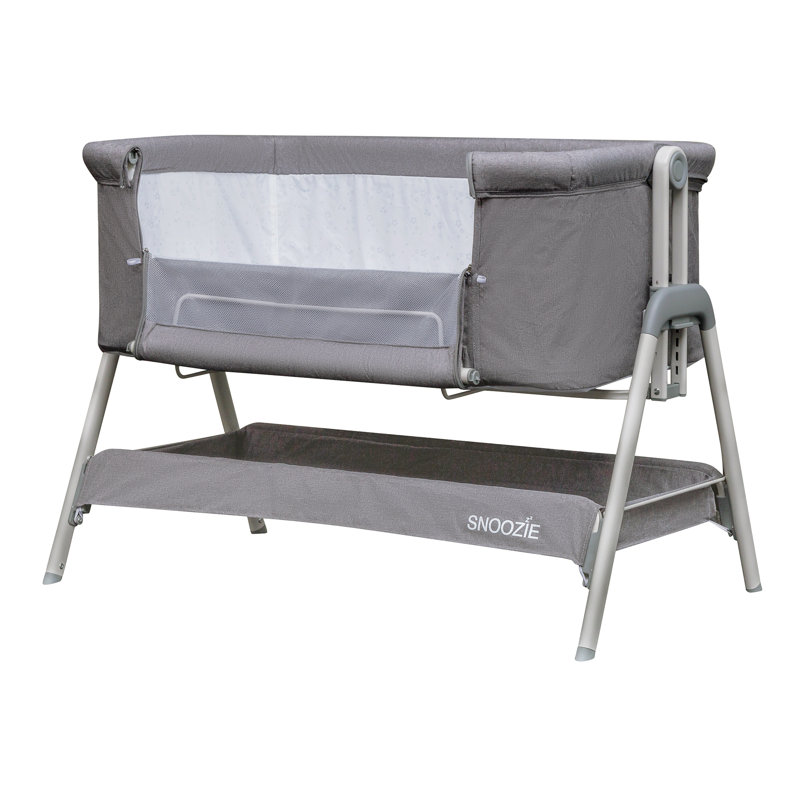 Snoozie Cot Bed, Dark Grey