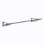 4ft Clothes Rail Black Wall Mounted Garment Hanging Wardrobe Rack Storage