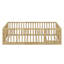 Lit sur pied avec rails hauts, structure de lit en bois massif-1859027524