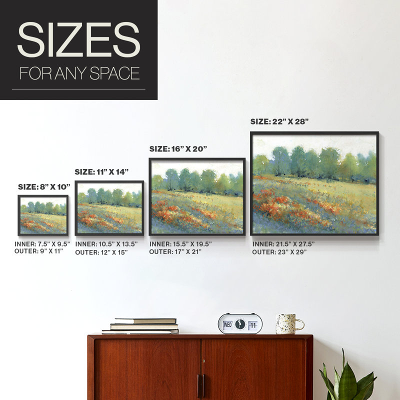 Rural Land I -Framed Print - Restickable