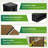 7.6ft H Composite Privacy Fence Panel With Post (In-Ground 1.6ft, Groud 6ft )-121523731-121531590