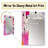 Pink Cubism Unleashed - Cubism Mirror, Pink Unique Wall Mirror, Printed Metal Art-1998632459