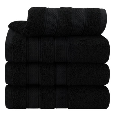  100% Cotton 4 Piece Hand Towels For Bathroom