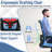 Drafting Chair Ergonomic Tall Office Chair Adjustable Height Computer Chair With Lumber Support Mid Back Task Mesh Desk Chair With Flip Up Arms Footrest Drafting Swivel Stool For Standing Desk, Blue-1138471991