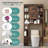 Over The Toilet Storage Cabinet With Farmhouse Sliding Barn Door, Above Toilet Organizer With Toilet Paper Holder Stand, Behind Toilet Shelf, Space Saver For Restroom, Bathroom, Laundry, Brown-773350955