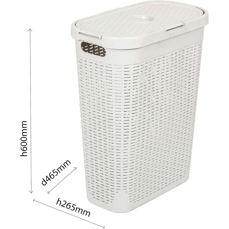 Cotton Laundry Room Organiser, Cream