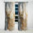 Chidi - Champagne Curtain - Blackout Abstract Curtain - 1 Panels-105332805