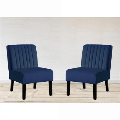 Ensemble de 2 chaises d'appoint Mid Century