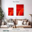 Escalier rouge Lilie-108629246