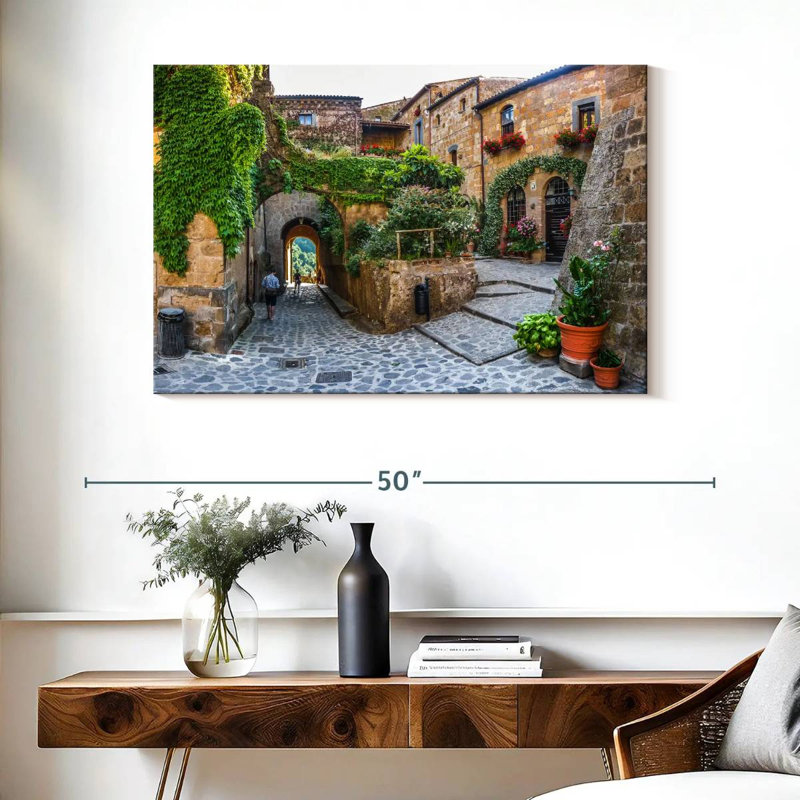 Kavia Civita Di Bagnoregio Town, 26" H x 39" W