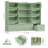 🧸 4-Tier Kids Bookcase with Drawers and Bins, All-in-One Toy Storage Organizer for Playroom-596412661