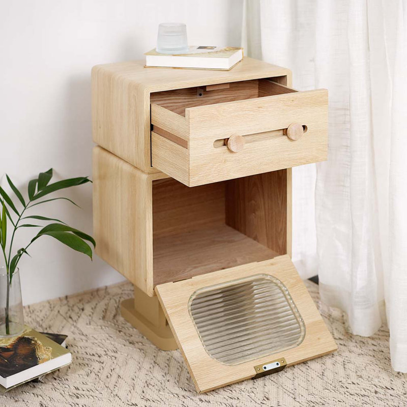 Storage Farmhouse Nightstand