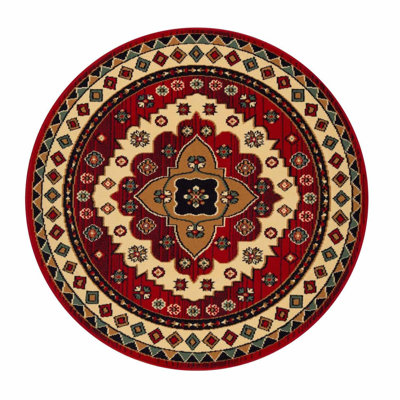 Tapis tissé à la machine Aztec Southwestern