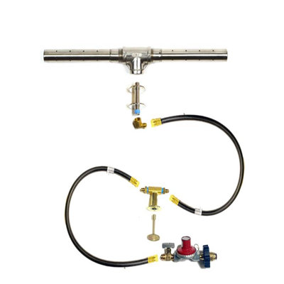 Ensemble de raccordement pour foyer d'extérieur LP EasyFirePits LP et brûleur en acier inoxydable 316 garanti à vie