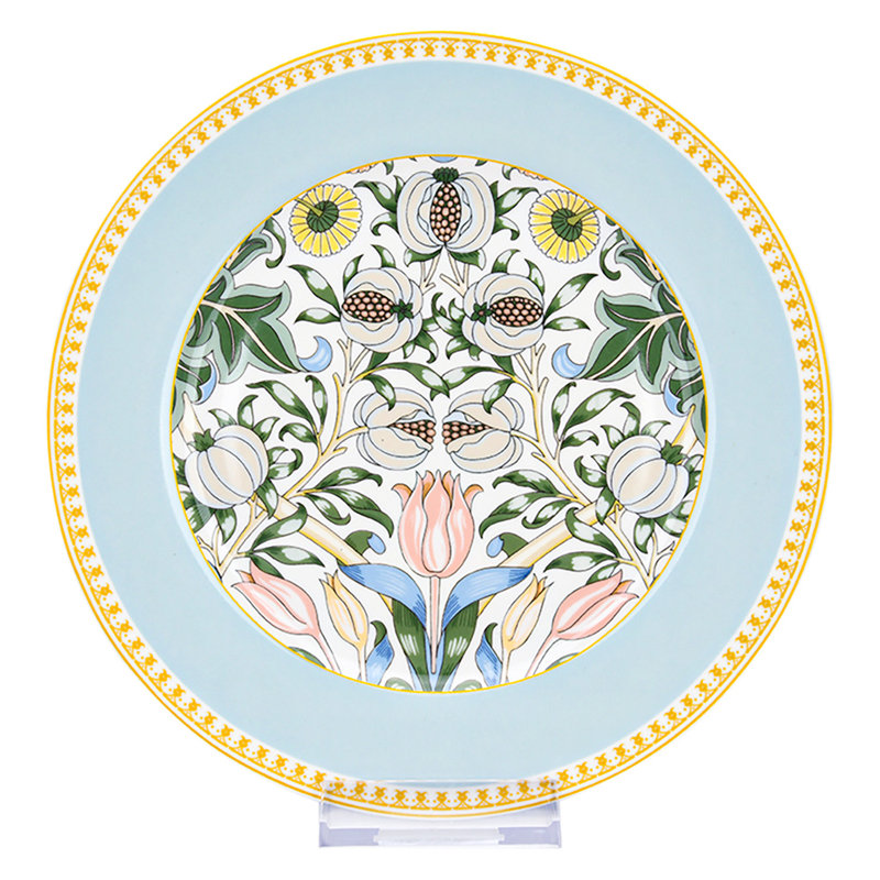 Ensemble de 6 assiettes à dessert en porcelaine Luesing Morris Garden