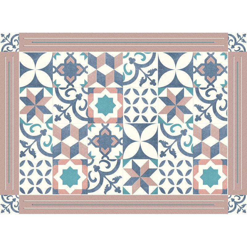 Ferreira Vinyl Abstract Rectangle Placemat
