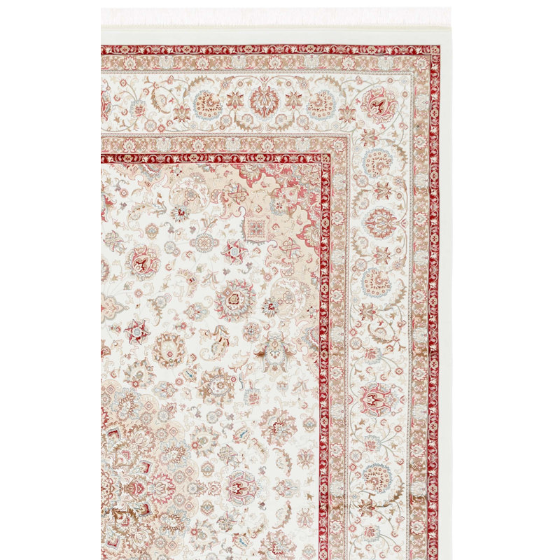 Tapis oriental persan classique en bambou, Rectangulaire 8 pi x 10 pi