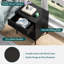 Table de chevet noire (ensemble de 2)