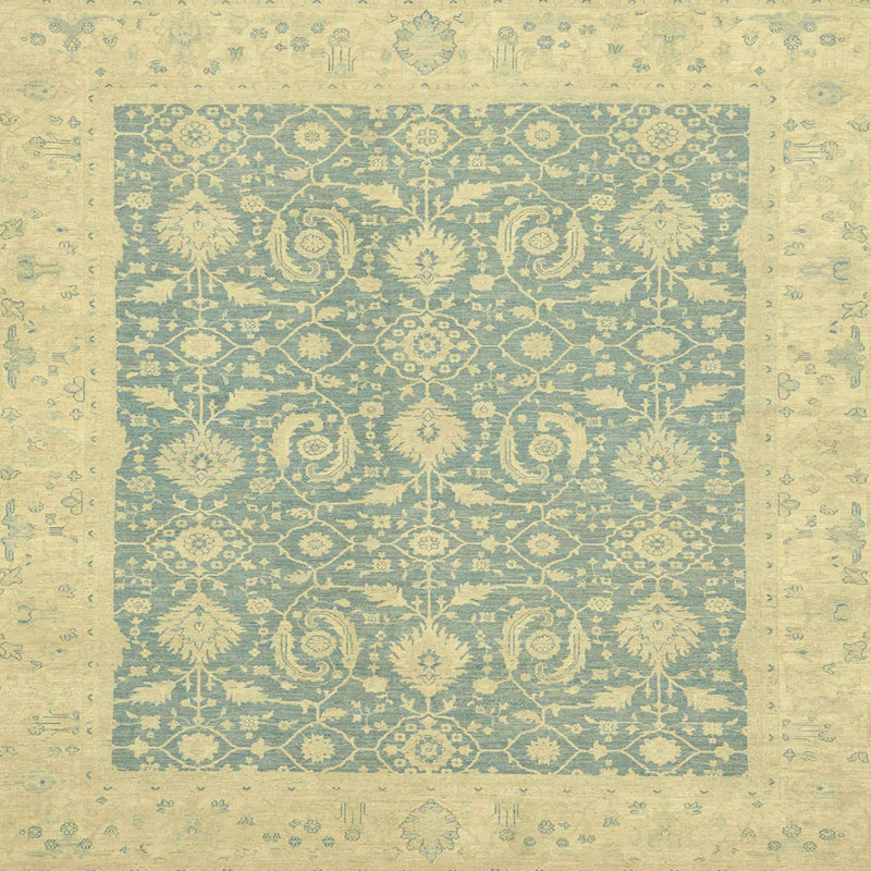 Abstract Indoor Rug, Square 8'
