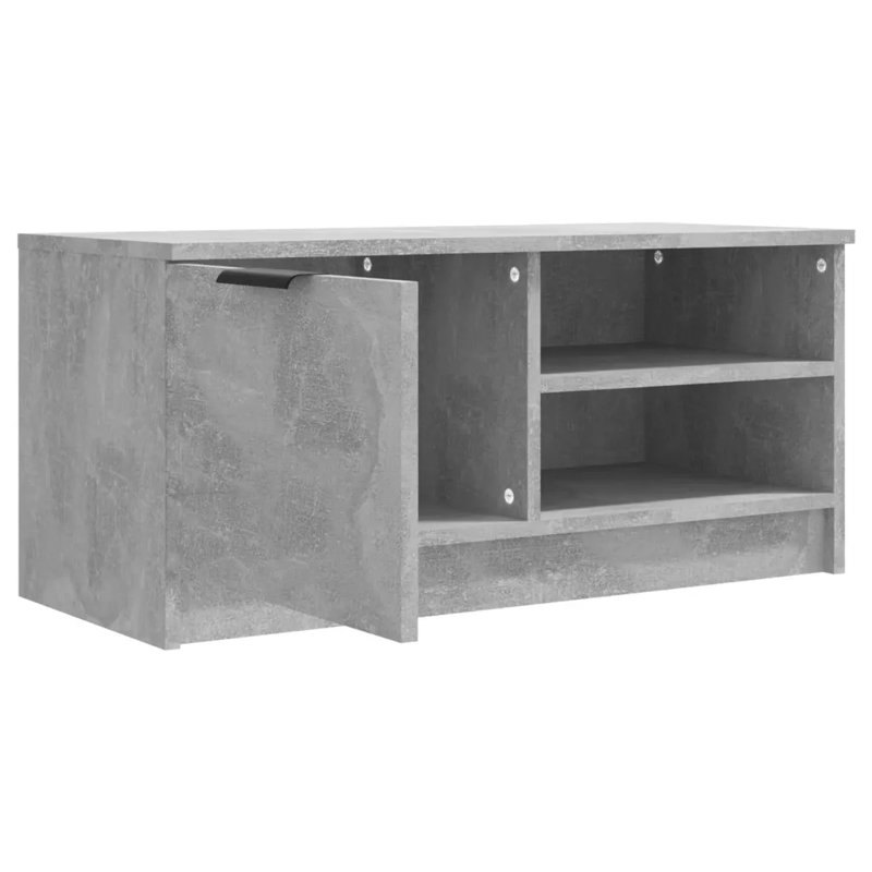 Mortensen Unfinished TV Stand for TVs up to 80, Concrete