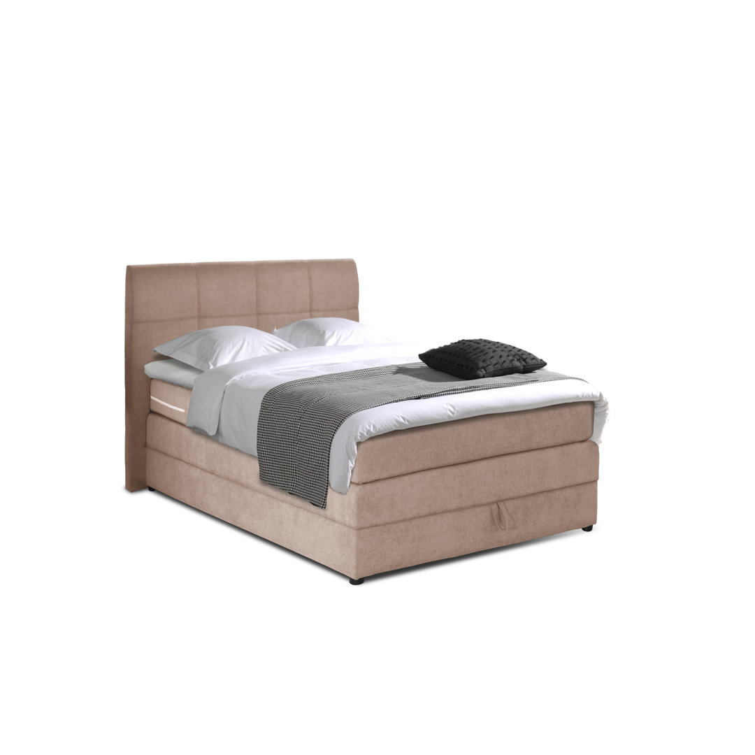 Boxspringbett  mit Topper und Bettkasten