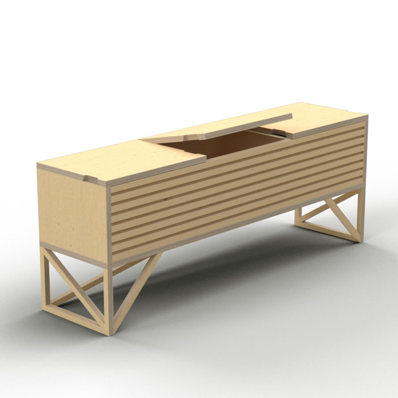 Aurelijus Storage Bench