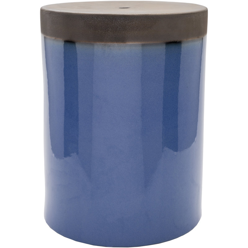 Tabouret, Bleu / Brun