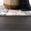 Tapis gris et orange IntarsMAL100A-788726370