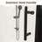 36" - 37 3/8" W x 72" H Pivot Swing Frameless Shower Door with 1/4" (6mm) Clear Tempered Glass-107925047