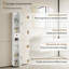 Wood Freestanding Linen Cabinet