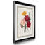 Botanical Bouquet Carnations - Reproduction d'art graphique sur papier encadré-1614747522-1614747525