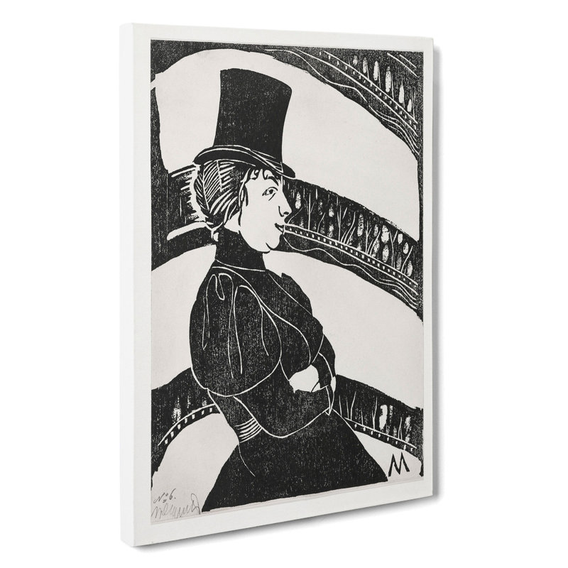 Lady In The Box by Samuel De Mesquita - Wrapped Canvas Print, 60cm H x 40cm W x 3cm D