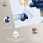Azur et toile dorée par Art Remedy-113389957-113389962-113389956