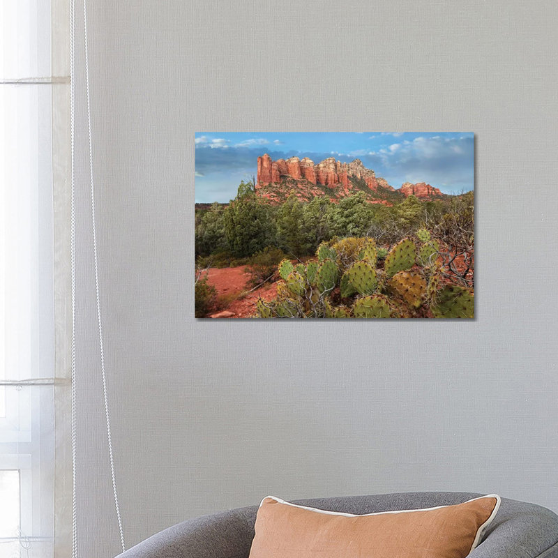 Coffee Pot Rock Near Sedona, Arizona 1 Piece Wrapped Canvas Wall Art, 66.04 cm H x 45.72 cm W x 1.91 cm D
