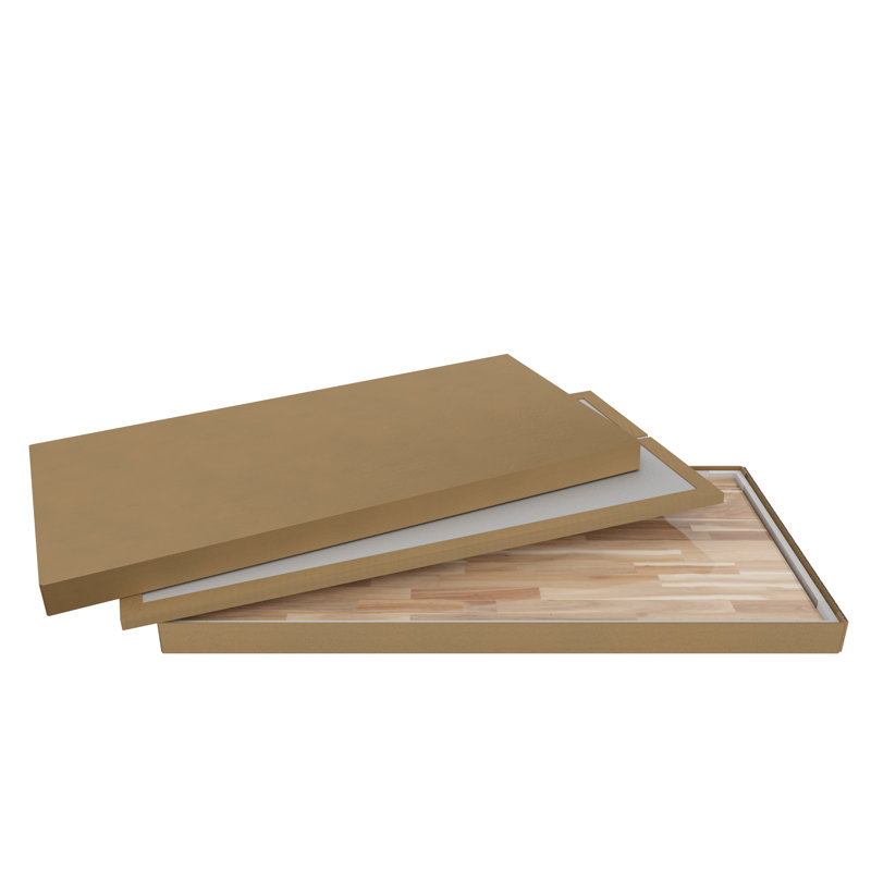 Comptoir en bois d'acacia massif pour plan de travail, plateau de table de salle à manger, bureau, épaisseur de 1 po