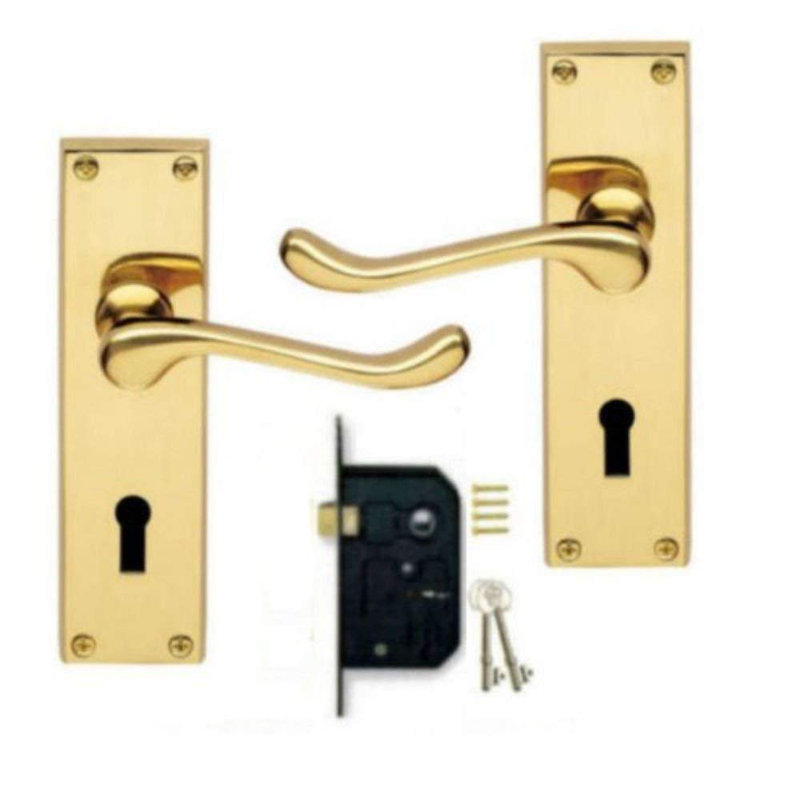 Scroll Door Handle Lock 