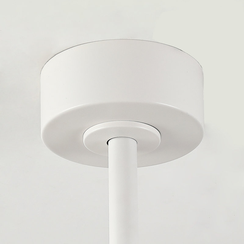 Modern Ceiling Fan With Light, Featuring 3 ABS Plastic Blades, Remote Control Operation, Reversible DC Motor, And Dimmable LED Lighting.