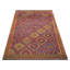 One-of-a-Kind Hand-Knotted 1960s 5'11" x 9'2" Wool Area Rug in Red/Green/Orange