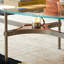 Modern Design Oval Tempered Glass Coffee Table