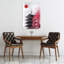 Japanese Pagoda Cherry Blossoms Contemporary Wall Art Print by Ariz Rab - Wrapped Canvas Print-99016992