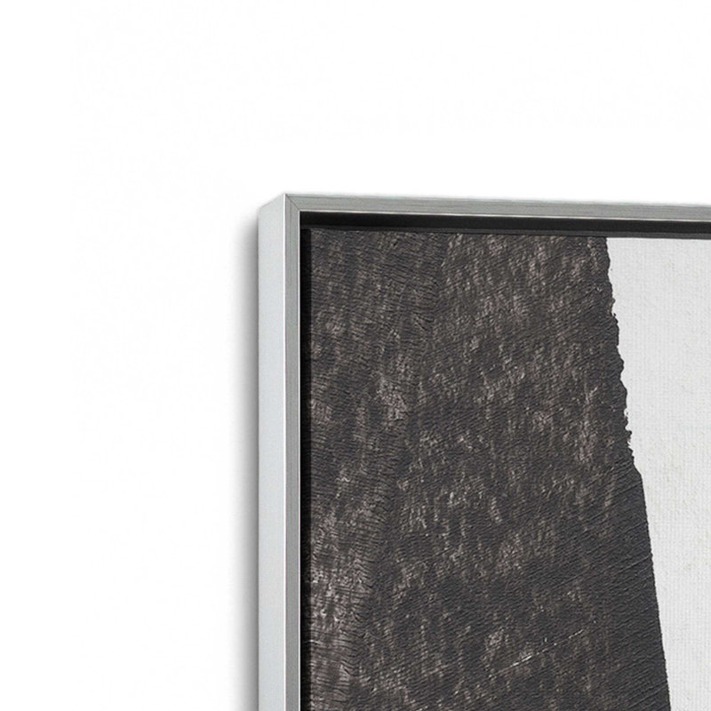 «Fragments of Contrast I», reproduction sur toile dans un cadre, H 36,75 po x l 24,75 po, Chrome poli