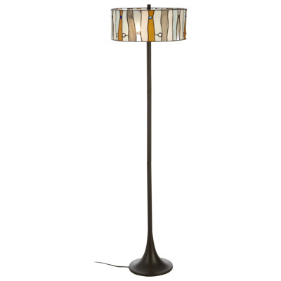 Mundelein 152cm Bronzed Traditional Floor Lamp
