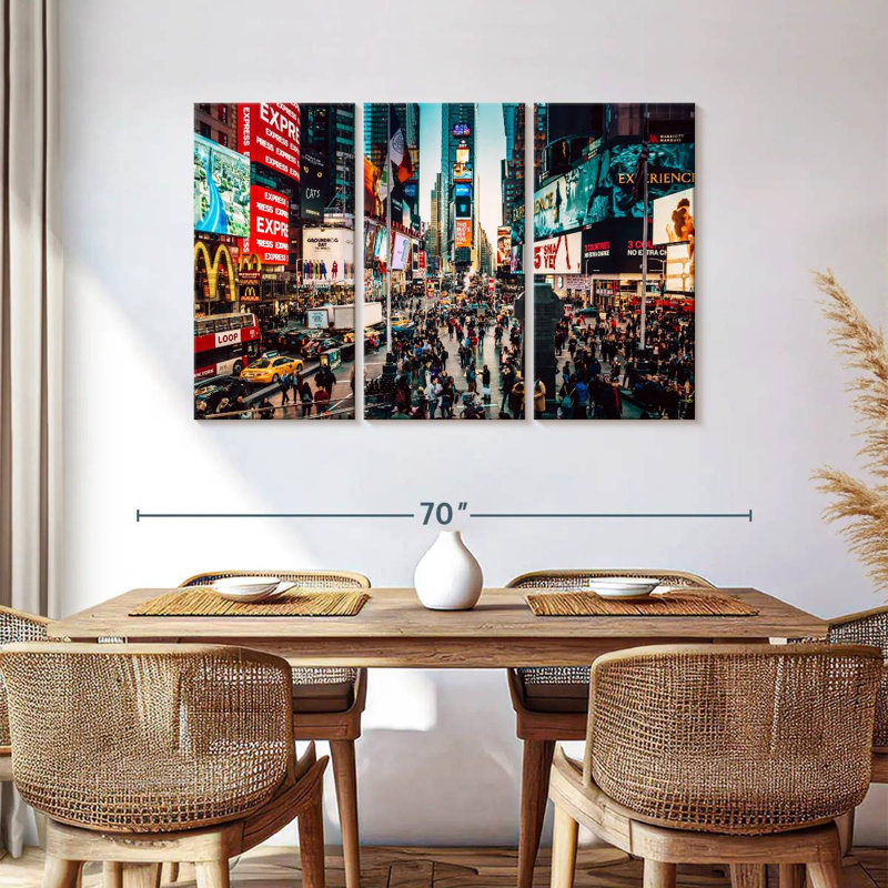 Sebbie Iconic Times Square, 36" H x 57" W